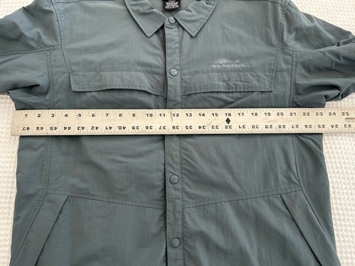 Grundens men’s fishing insulated men’s longsleeve jacket shirt shacket Med blue - Picture 15 of 21
