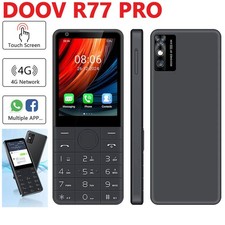 Smartphone DOOV R77 PRO Android 14 Ligero Teléfono Teclado Secundario Móvil