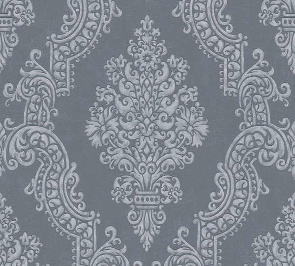 As Vliestapete Pure Elegance Ornament Anthrazit 397657-image