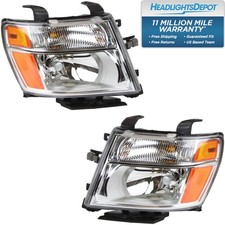 Headlight Pair For Nissan Nv1500 Nv2500 Nv3500 12-21 Capa Right And Left Side