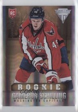 2013-14 Panini Titanium Rookie Draft Position Number /100 Cameron Schilling b3o