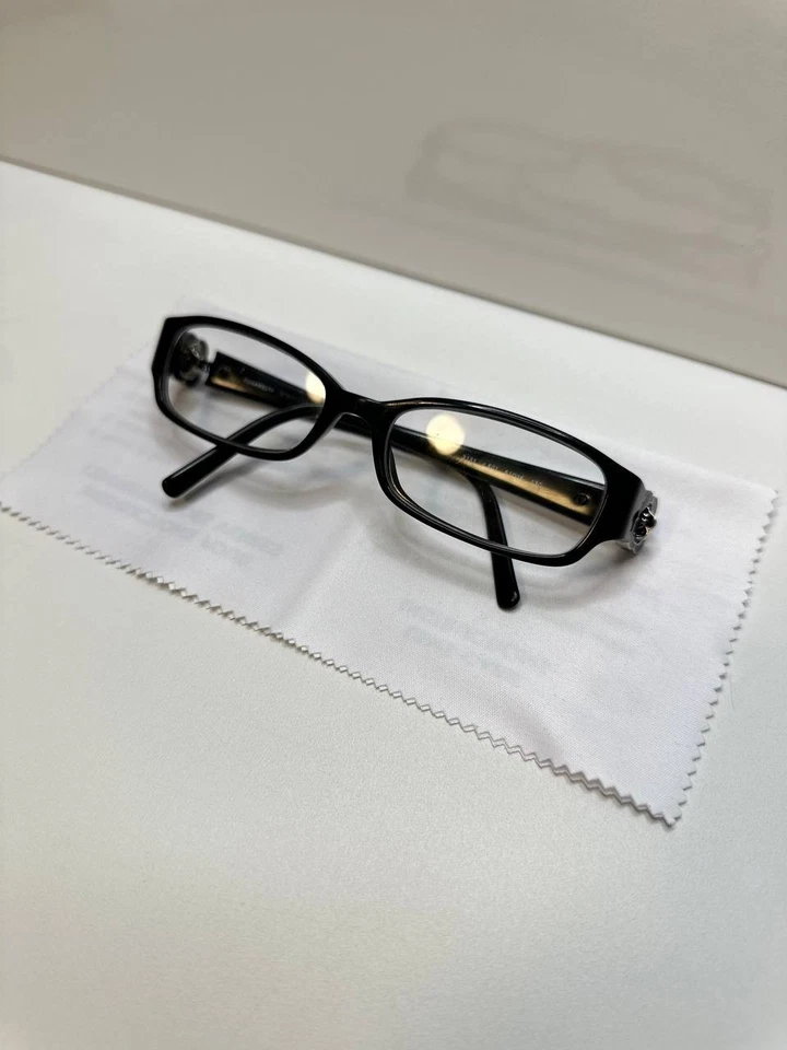 🌹 Черные оправы для очков Chanel 3131 с логотипом камелии — вечная элегантность 🌹 - Изображение 2 из 4