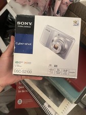 Sony Cyber-shot DSC-S2100 Silver Compact Camera 12.1MP 3x Zoom 3in LCD