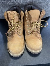 Timberland Youth Premium 6 in. Primaloft Waterproof Nubuck Boot Wheat Sz 2.5
