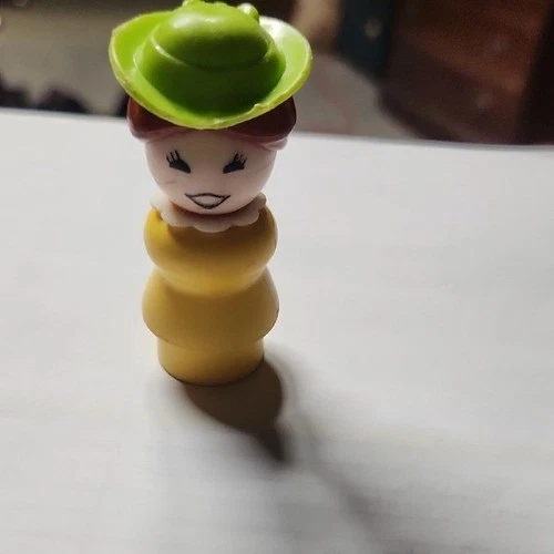 Vintage Fisher Price Little People Western Town Lady Figure