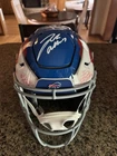 Josh Allen F/S Autographed Painted Ripped Speedflex Bills Mafia