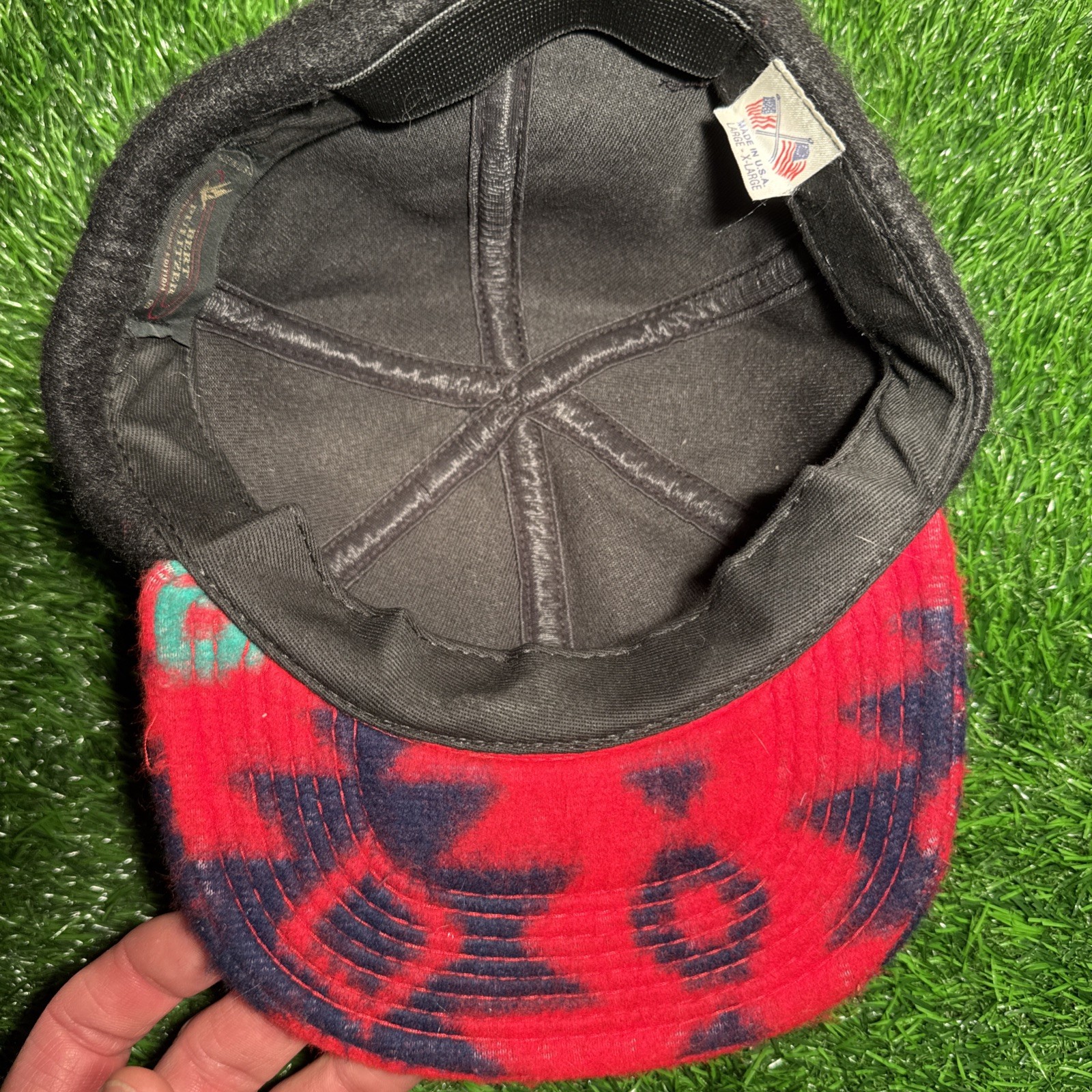Wool Baseball Hat Aztec Pattern Visor By Bert Pul… - image 10