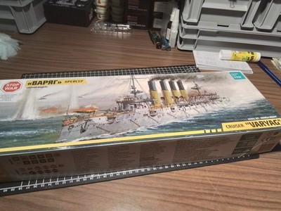 modellbau 1:350 zvezda ''Varyag '' pus von masters zwei Sets Masten