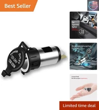 Universal Fit 12V 120W Cigarette Lighter Power Socket for On-the-Go Charging