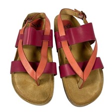 Sofft Pink Comfort Leather Sandals Size 8M