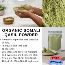 20g - 400g Qasil Powder Natural Cleanser Skin Care Relief Acne Facial Mask Hair