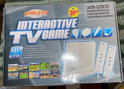 Excite Wireless Interactive TV Game 48 Games 32 Arcade Games  **See Descrip**