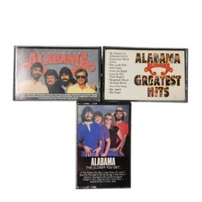 Lot Of 3 Alabama Cassette Tapes Greatest Hits The Touch The Closer You Get....