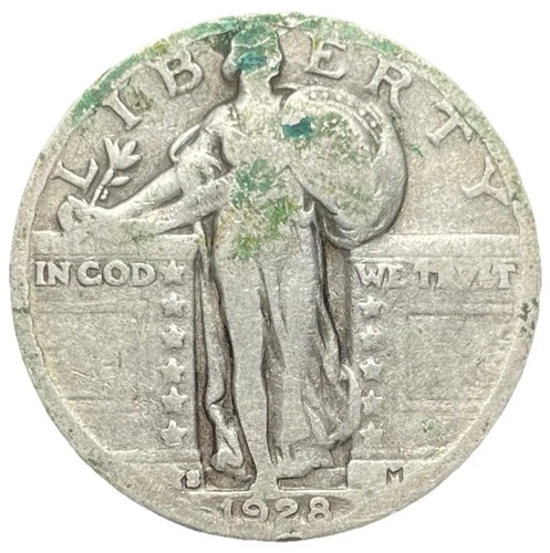 1928 Standing Liberty Quarter Silver 25C Better Date Full Date