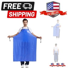 Waterproof Apron Rubber Vinyl Dishwasher Apron for Men for Dishwashing Chemic...