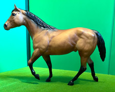 Breyer traditional vintage buckskin American Stock Horse stallion good condition