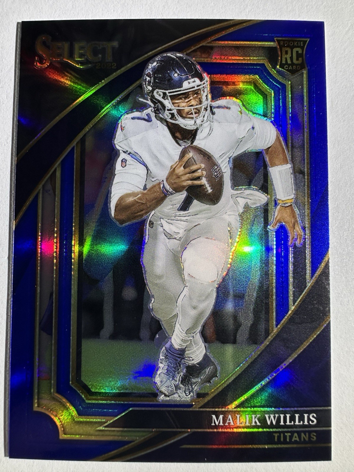 2022 Panini Select Suite Level Blue Prizm /99 Malik Willis #353