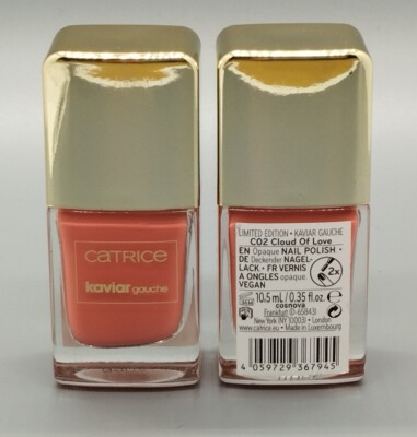 2x Catrice: Kaviar Gauche - Nagellack - C02 Cloud Of Love - 2x 10,5 ml