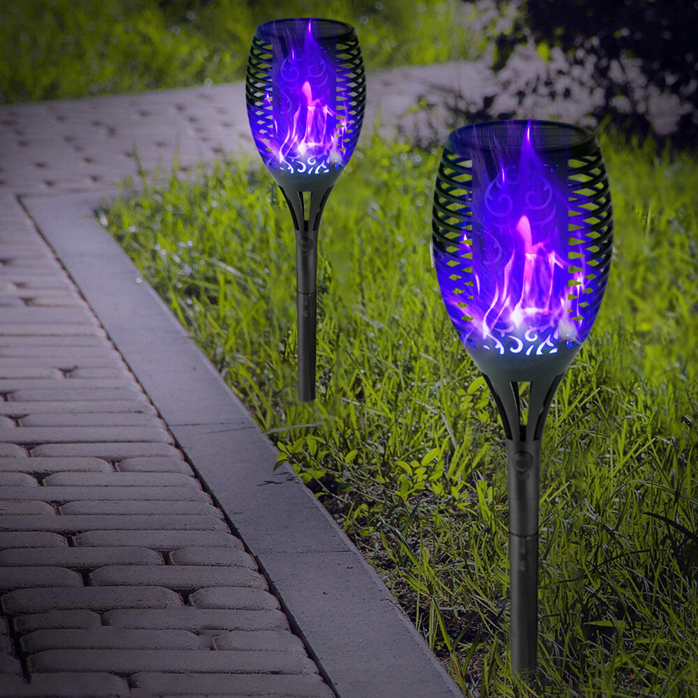 Blue flame solar lights deals
