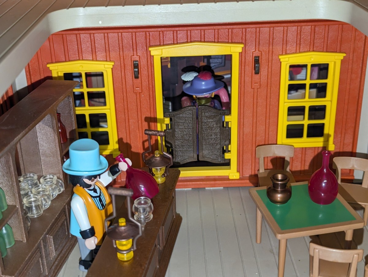 Playmobil Saloon GOLDEN NUGGET mit Barkeeper und Molly Brown 3787 (Gebäude