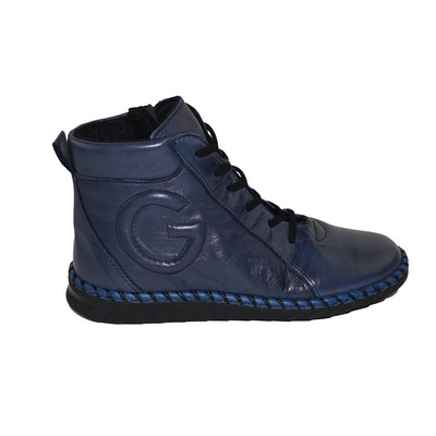 Gemini,Damenlederboots,blau Gr.37,38,39,40,41,42