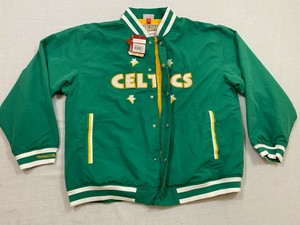 mitchell and ness celtics wool jacket