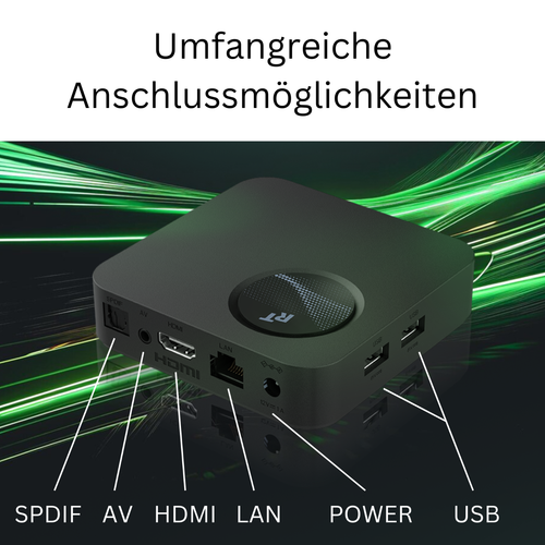 Streaming Box GX1 4K HDR10+ Google TV WLAN/WIFI LAN USB Android Player Netflix - Bild 8 von 9