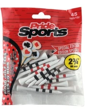 PLAYING CARD  Wood Golf Tees 2 ¾"   45-Count Special Edition by Pride Sports