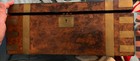 Victorian Large Banded Burled Walnut Writing Desk Paisley Church Scotland? 1884