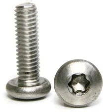 Stainless Steel Torx Pan Head Machine Screw 3/8-16 x 3/4" Qty-25