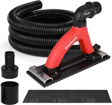 Dust Free Hand Sander, Dustless Drywall Vacuum Sander, with 6.5 Ft Hose, Sanding