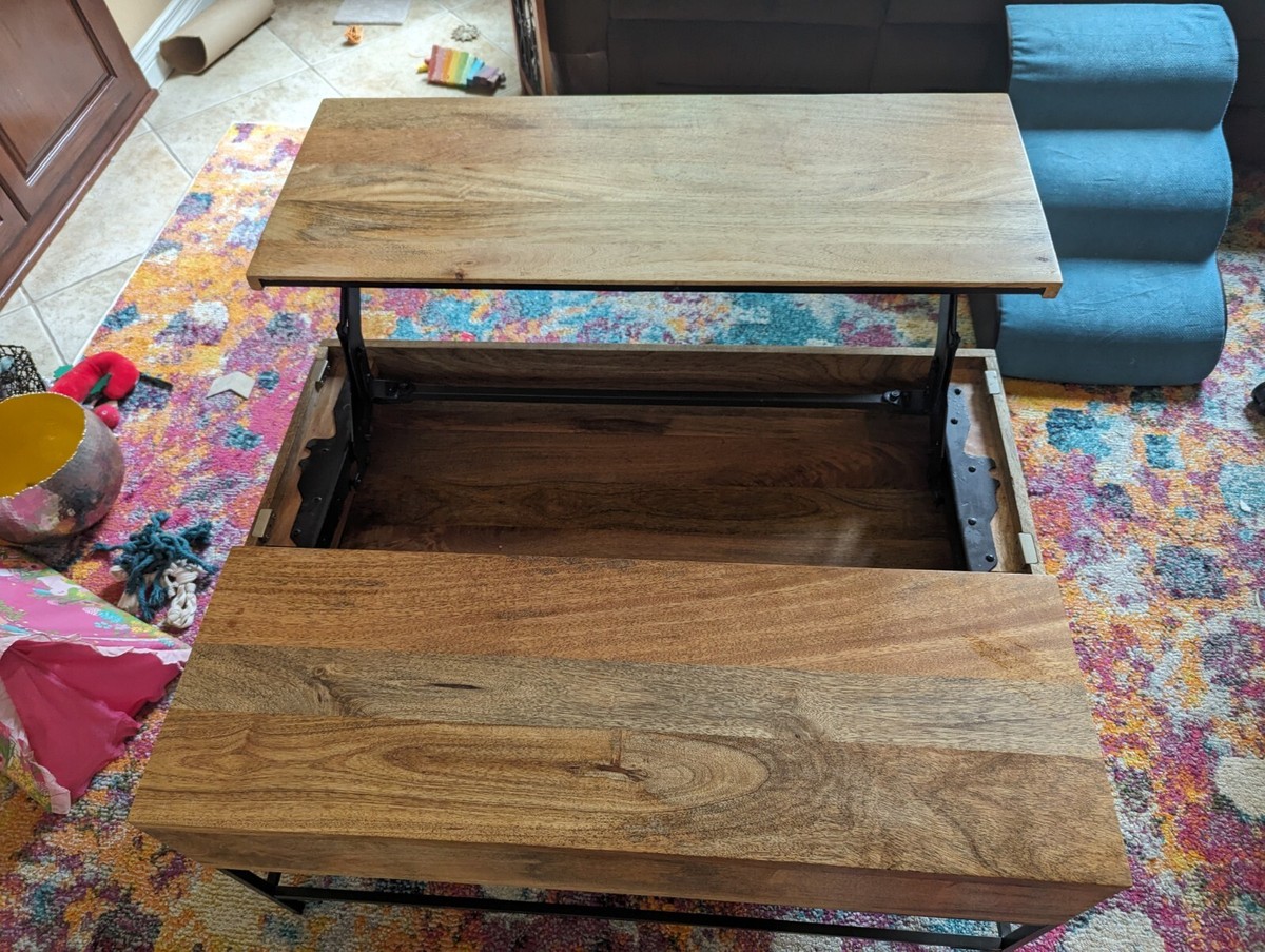 West Elm コーヒーテーブル リフトトップ式 West Elm Lift-Top Coffee