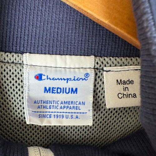 Champion USA Embroidered Windbreaker Jacket Adult Medium Red Blue Orange Rare - Picture 7 of 16