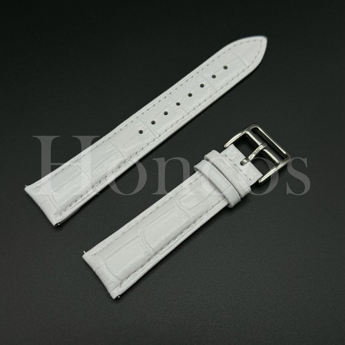 16-22MM Watch Band Strap Colorful Genuine Leather Quick Release Fits for Movado - Afbeelding 10 van 27