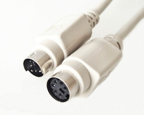 10 m PS/2 rallonge St/Bu mini-DIN souris clavier rallonge PS2 câble
