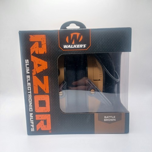 Walker's Razor Slim Electronic Muffs New Open Box with Batteries Battle ...