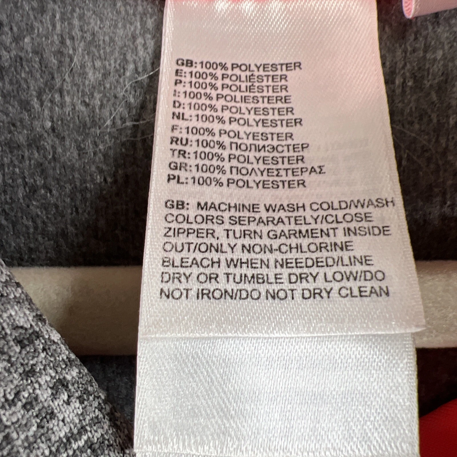 VETEMENTS Felpa con cappuccio The North Face DONNA XL pullover felpa con cappuccio grigio poliestere donna