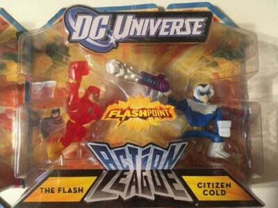 DC Universe Action League FLASHPOINT THE FLASH & CITIZEN COLD 2'' 2-Pack Figures