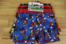 Super Mario Bros. Boys Boxer Brief Underwear, 4-Pack,Size 4-NWT
