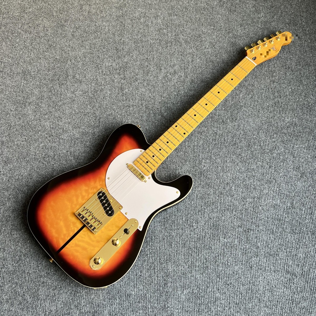 Custom Merle Haggard Tribute Tuff Dog Electric Guitar TL Gold