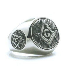 Freemasons Cool Ring - Three Logos Personal Design Rings Wedding Bands Jewelries