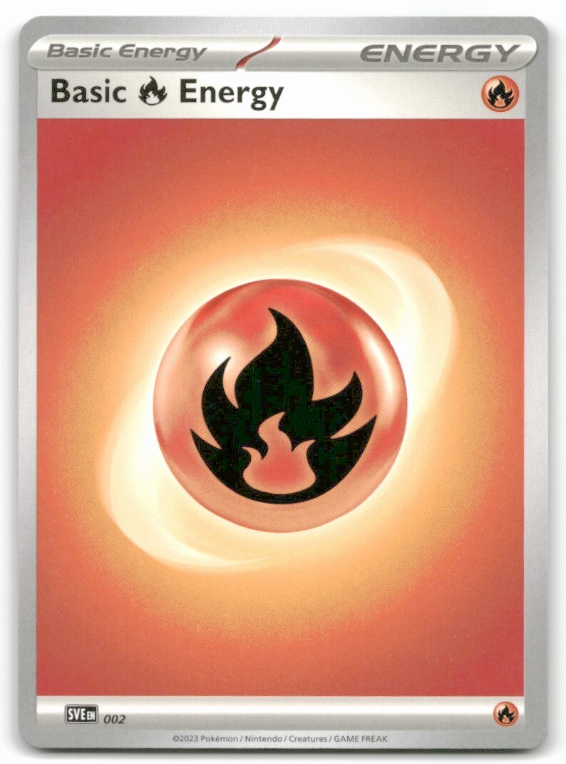 Pokemon Trading Card TCG Basic {R} Energy #002