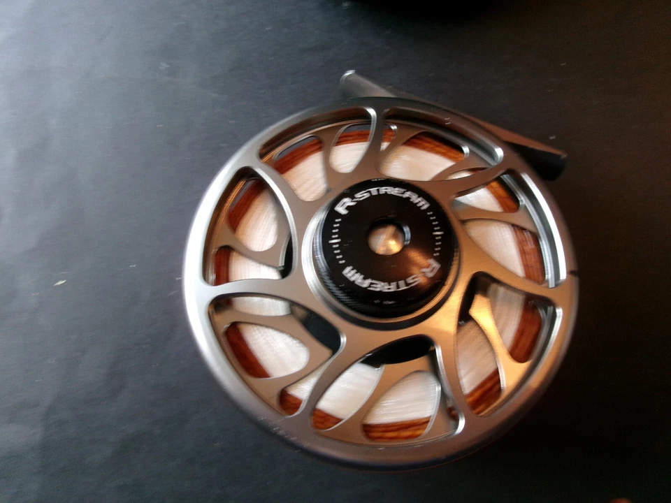 Moulinet de pêche a la mouche SILVERSTONE 56. avec soie naturelle. - Photo 3/4