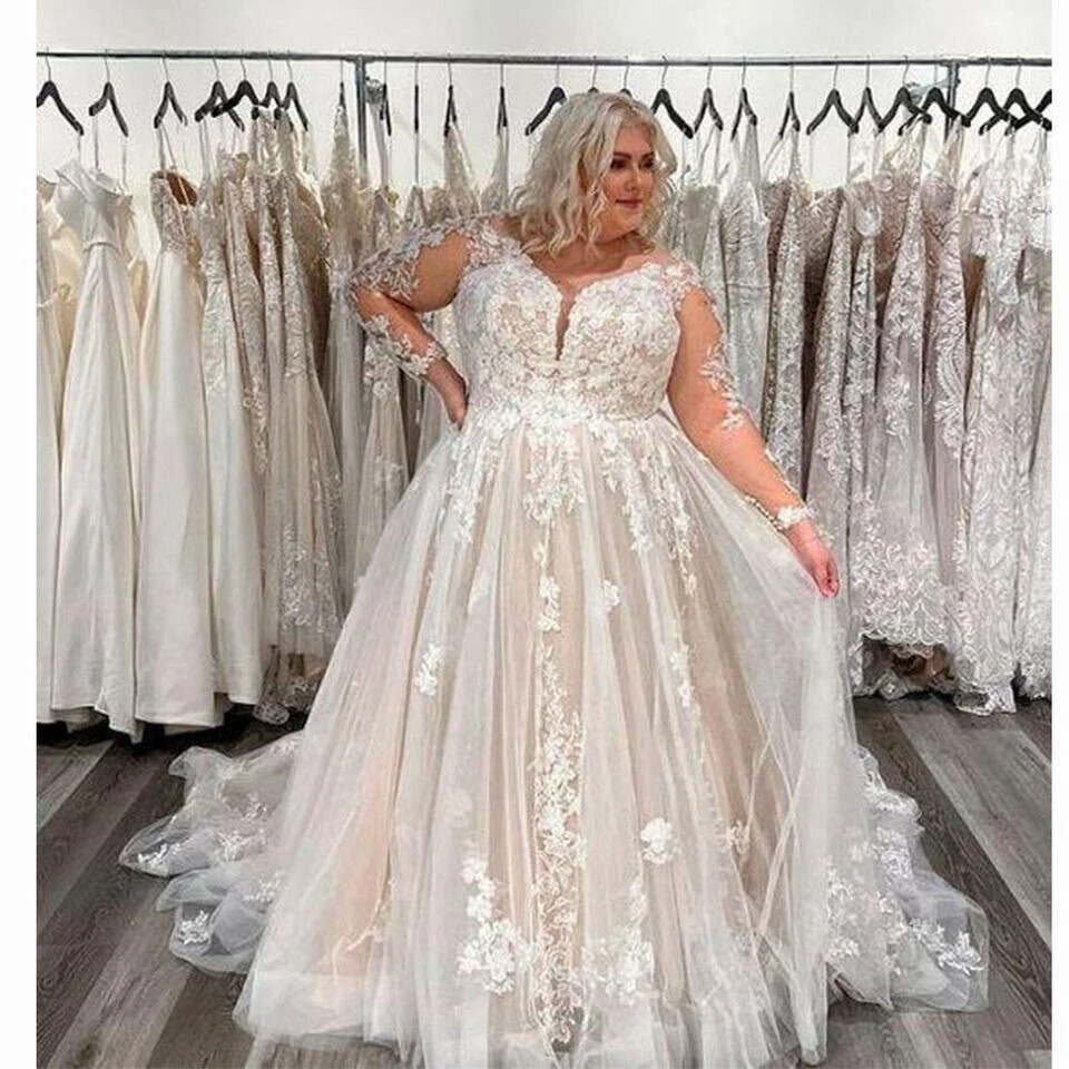 Vintage Bohemian Boho Wedding Dress Plus Size Beach Wedding Dresses V Neck  Sleeveless Lace Bridal Gowns