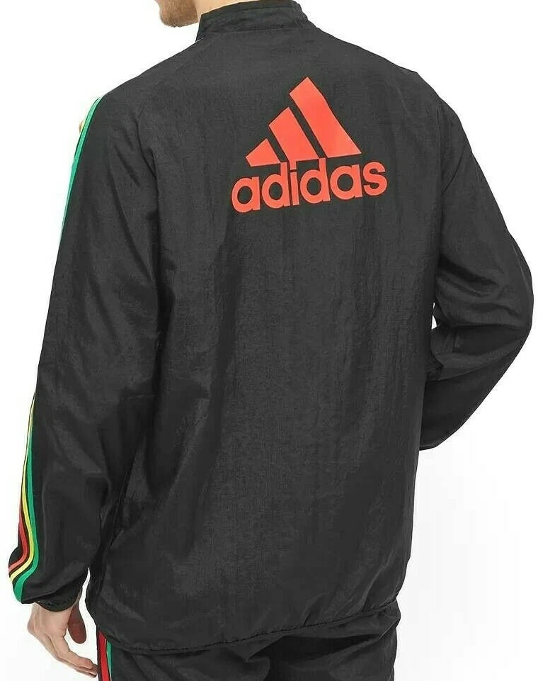 Buena voluntad mezcla marzo Men Size XS adidas Ajax Amsterdam Icons Woven Black Track Jacket Bob Marley  Rare | eBay