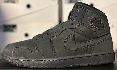 Nike Air Jordan 1 Mid SE Craft Dark Smoke Grey / Black Nike Air Jordan 1 Mid SE Craft Dark Smoke Grey / Black