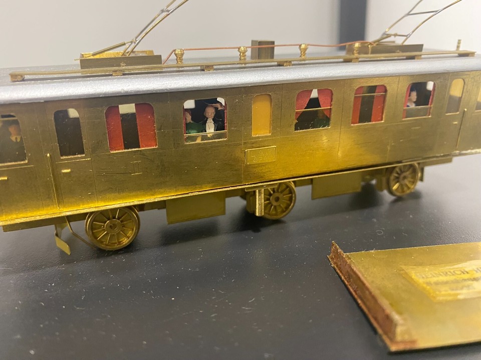 M+F ? Messing Handarbeitsmodell, HO LOK LAG 874 H. Hellbach Motor 