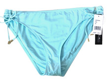 La Blanca Women's Island Goddess Hipster Swimsuit Bottom Aqua SIZE: 16 MSRP 61
