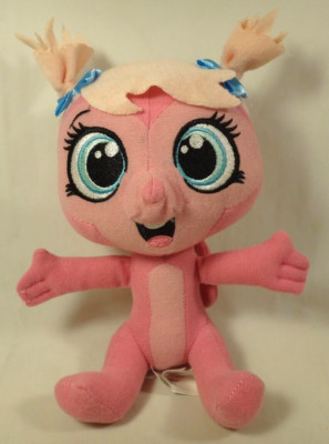 Littlest Pet Shop Minka Mark the Monkey 7'' Plush Stuffed Animal 2018 Pink LPS
