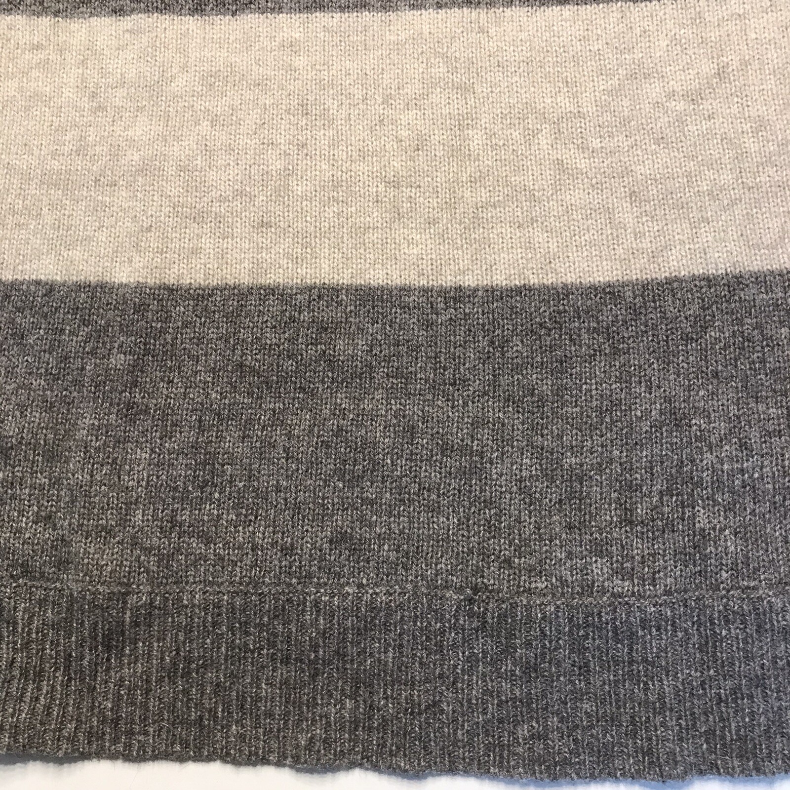 Vince Rugby Stripe Yak Hair Sweater Size Small Gem